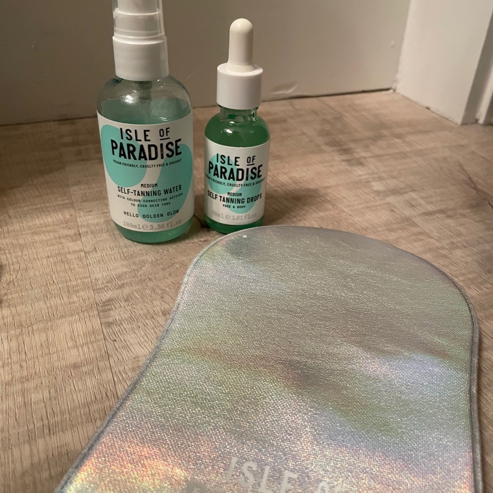 Tanning mist and drops